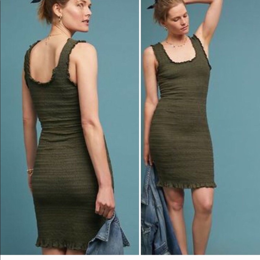 Anthropologie Sonya Smocked Dress